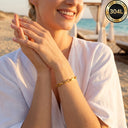 Paperclip Chain Bracelet, 304L Stainless Steel, 18K Gold Plated or Silver