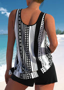 Gillian floral print tankini set, view 7