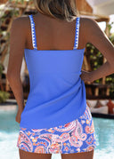 Heloise ruched tankini swim set, view 8