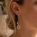 Star Earrings for Women, Stainless Steel, Gold or Silver