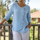 Alva Relaxed Asymmetrical Blouse