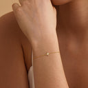 Star Bracelet for Women, 18K Gold Plated with Cubic Zirconia Pendant