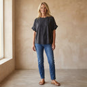 BELLA STUDDED OVERSIZED TEE