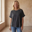 BELLA STUDDED OVERSIZED TEE