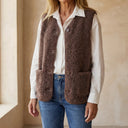 DANELA Vest in soft wool