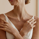 Pearl Pendant Necklace for Women, Dainty Faux Pearl on Gold Chain