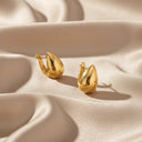Harper Everyday Gold Earrings, view 8