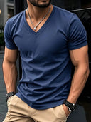 Albany Men's Soft Breathable Short Sleeve T-Shirt, view 3