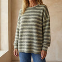 SARA Striped Knit Sweater