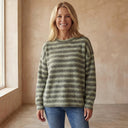 SARA Striped Knit Sweater