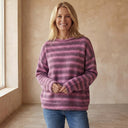 SARA Striped Knit Sweater