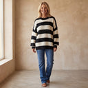 ARALA Striped Knit Sweater