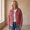 EVA Denim Patchwork Casual Jacket