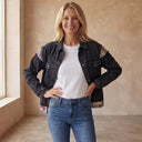 EVA Denim Patchwork Casual Jacket