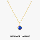 Chiara Birthstone Pendant Necklace, view 53