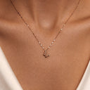 Butterfly Pendant Necklace for Women, Stainless Steel, Gold, Silver or Rose Gold