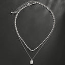 Ronan Men's Layered Pendant Necklace Set, view 5