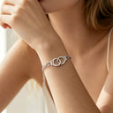 Handcuff Chain Bracelet, Adjustable Statement Bracelet, Gold or Silver