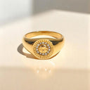 Effie Gold Sun Ring, view 7