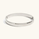 Yvette Large Gold Stacking Bangle, view 7