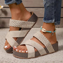 Amelia Orthopedic Leather Strap Sandals