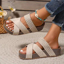 Amelia Orthopedic Leather Strap Sandals