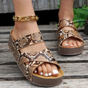 Amelia Orthopedic Leather Strap Sandals