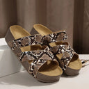 Amelia Orthopedic Leather Strap Sandals