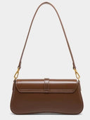 Aurora Brown Leather Shoulder Bag
