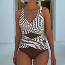 Felicia one piece swimsuit with crossover design, view 7