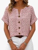 Noosa Floral Button Blouse