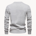 PIERREX | Katoenen herentrui met streepdesign