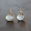 Elodie moonstone gold earrings for women