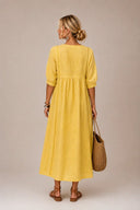 Sefi Lace Trim Midi Dress