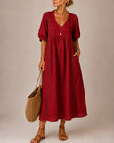 Sefi Lace Trim Midi Dress