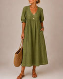 Sefi Lace Trim Midi Dress