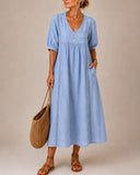 Sefi Lace Trim Midi Dress