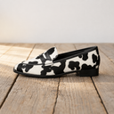 Veronica printed loafers with rounded toe
