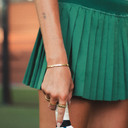 Justine Hammered Textured Cuff Bracelet, view 9