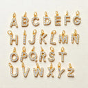 Arabella Gold Initial Bracelet, view 4