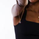 Chiara Birthstone Pendant Necklace, view 13
