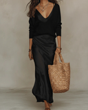 Rosanna Satin Midi Dress