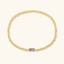 Josie Gold Birthstone Bracelet, view 7