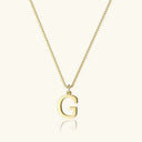 Tierney Gold Initial Necklace, view 18
