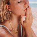 Jada Gold Herringbone Necklace, view 2