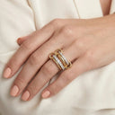Juniper Two-Tone Gold Layered Ring, view 3