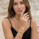Ceres Gold Vine Stacking Ring, view 4