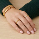 Ceres Gold Vine Stacking Ring, view 3