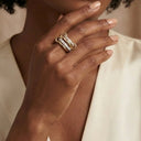 Juniper Two-Tone Gold Layered Ring, view 4