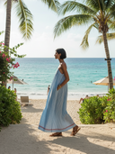 Portia Striped Maxi Dress